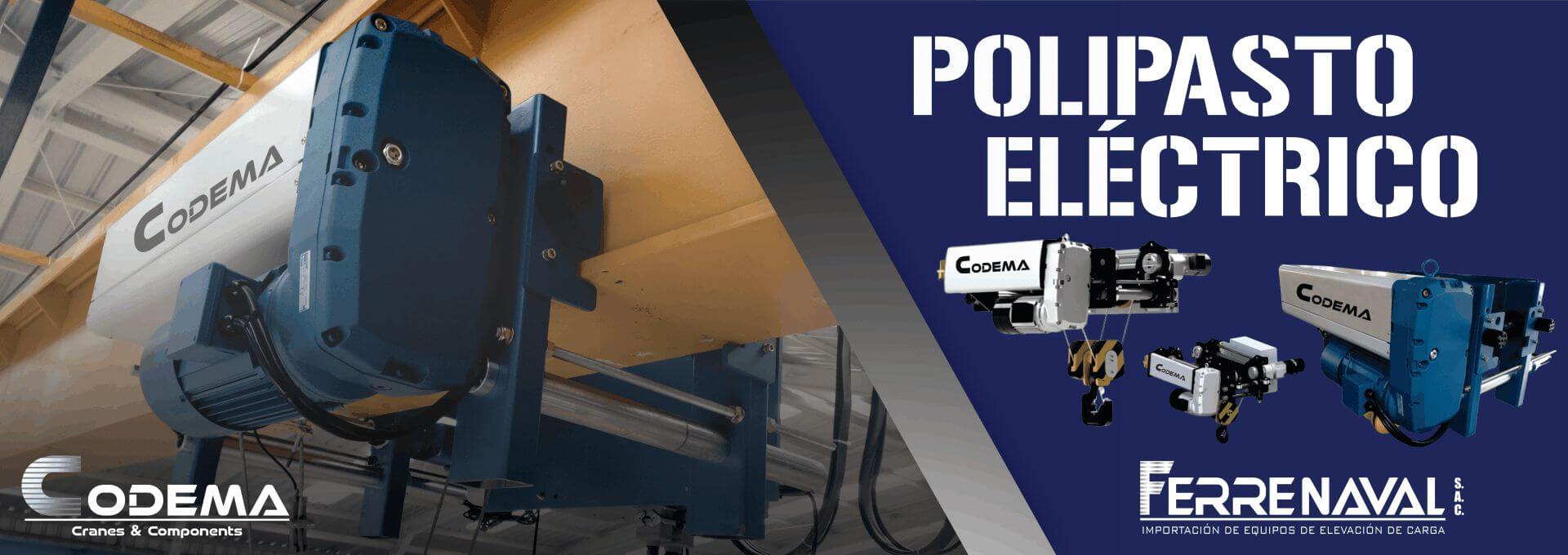 polipasto eléctrico - ferrenaval