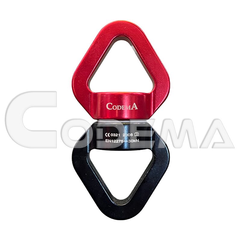 Conector giratorio 30 kN para sistemas de cuerda