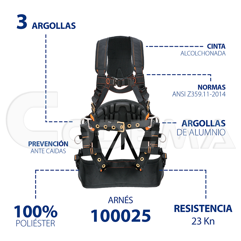 Arnés de Cuerpo Completo CODEMA 100025