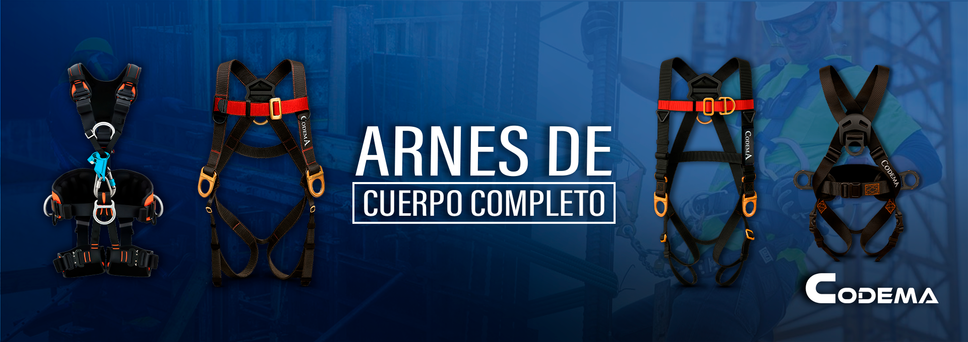 Arnés de seguridad industrial para trabajo en altura