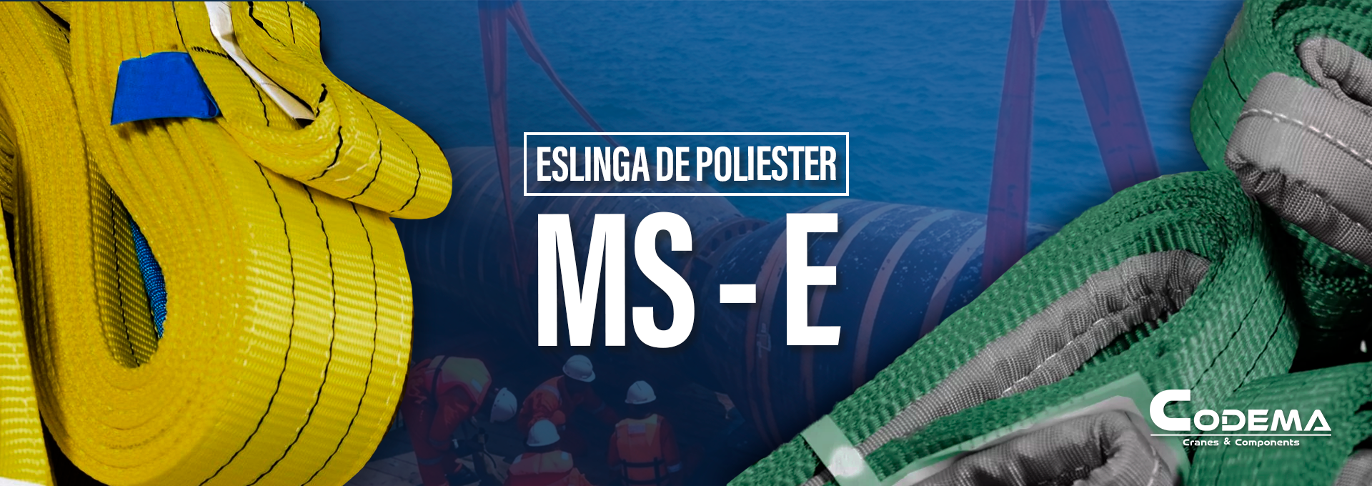 Eslinga de izaje para carga industrial y elevación de materiales