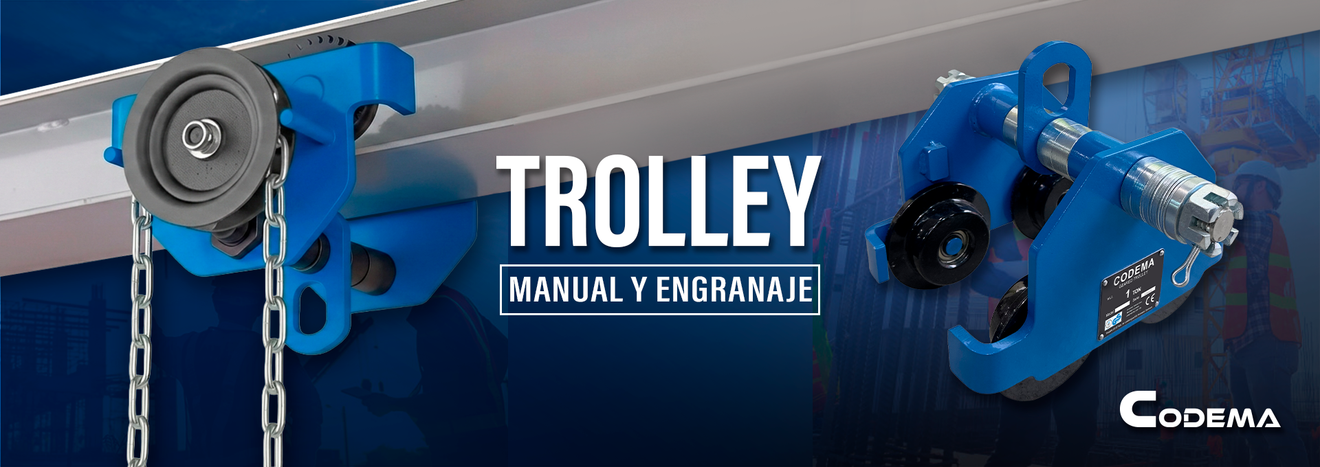 Trolley eléctrico industrial para puente grúa