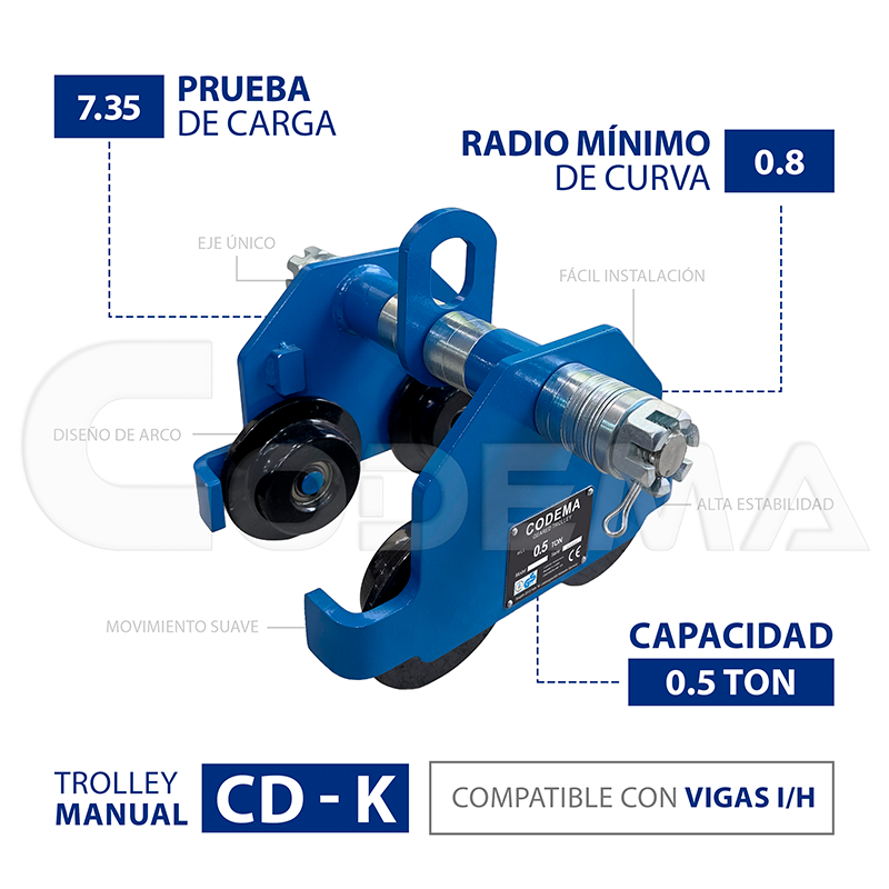 Trolley Manual 500kg CODEMA